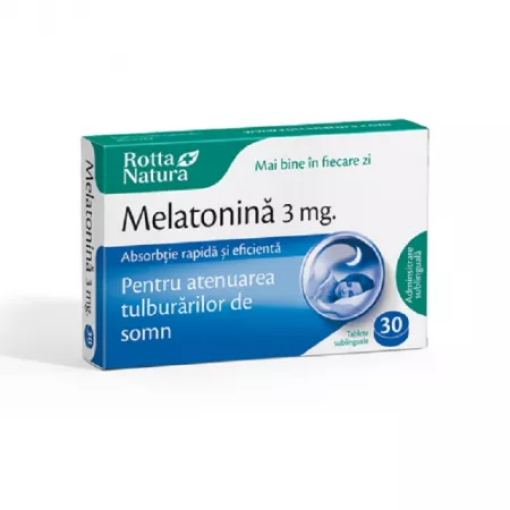 Rotta Natura Melatonina 3mg - 30 tablete sublinguale