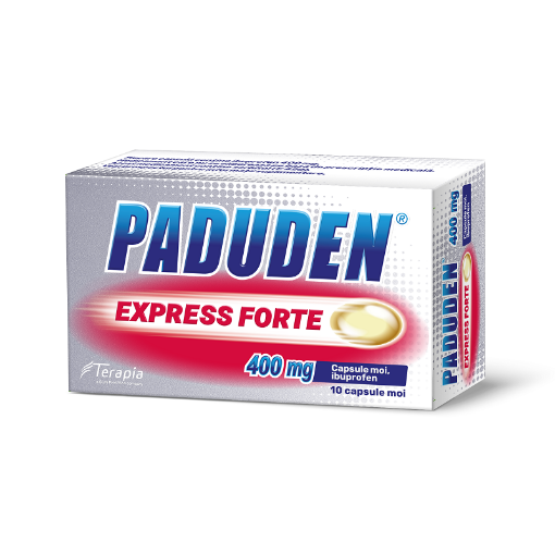 Paduden Express Forte 400mg - 10 capsule moi Terapia