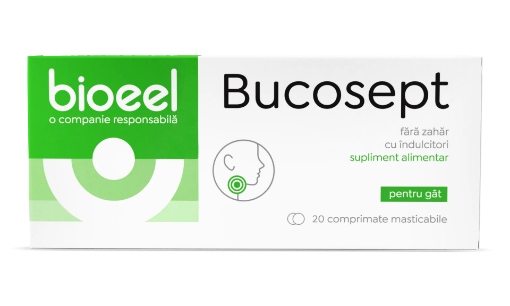 Bioeel Bucosept - 20 comprimate masticabile