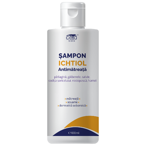 Ceta Sampon antimatreata cu ichtiol - 100ml