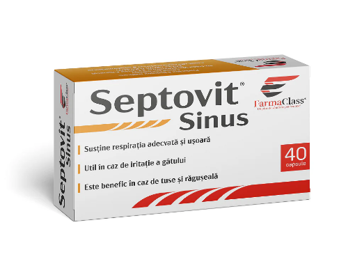 Poza cu farmaclass septovit sinus ctx40 cps