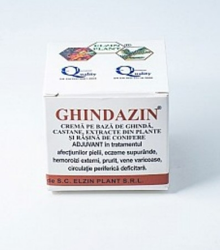 Poza cu Elzin Plant Ghindazin Crema cu extract de ghinda si conifere - 50ml