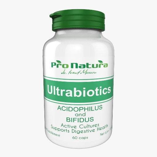 Poza cu ProNatura Ultrabiotics - 60 capsule