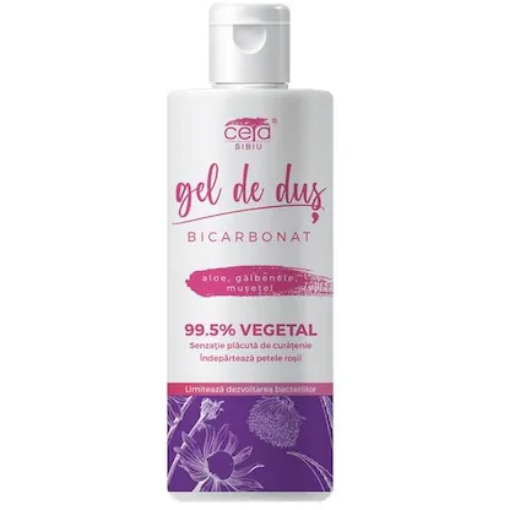 Poza cu Ceta Gel de dus 99.5% vegetal cu bicarbonat - 200ml