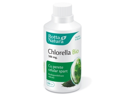 Rotta Natura Chlorella Bio 500mg - 120 comprimate