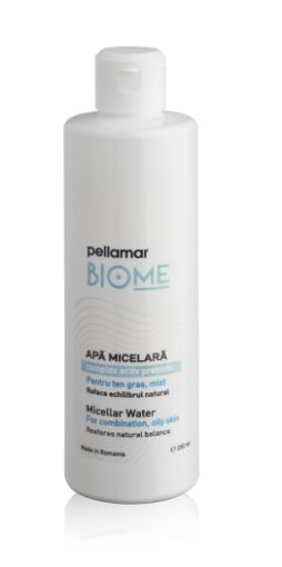 Poza cu Pell Amar Biome Apa micelara pentru ten gras/mixt - 250ml