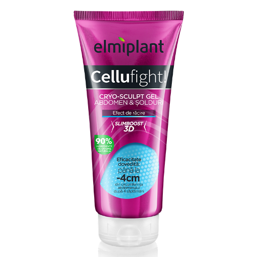 Elmiplant Cellufight Cryo-Sculpt gel pentru abdomen si solduri - 200ml