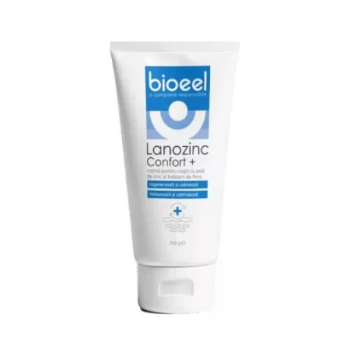 Poza cu Bioeel Lanozinc Confort+ crema - 100 grame
