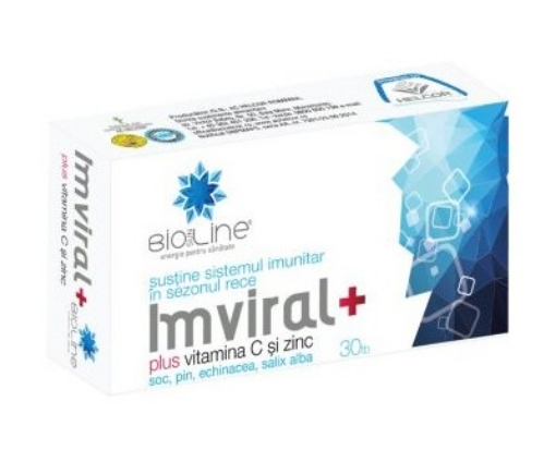 Imviral Plus Vitamina C+ Zinc - 30 comprimate Helcor