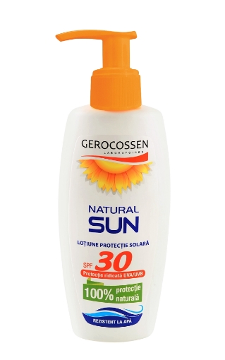 Poza cu Gerocossen Natural Sun Lotiune pentru protectie solara SPF30 - 200ml