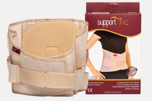 ersamed corset elastic lombosacral 26cm l sl-260k-l