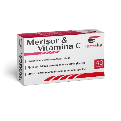 FarmaClass Merisor & Vitamina C - 40 capsule