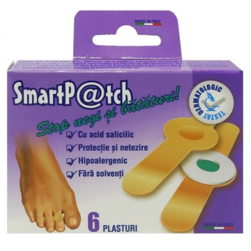 smartpatch plasturi stop negi+bataturi ctx6 plast 1+1