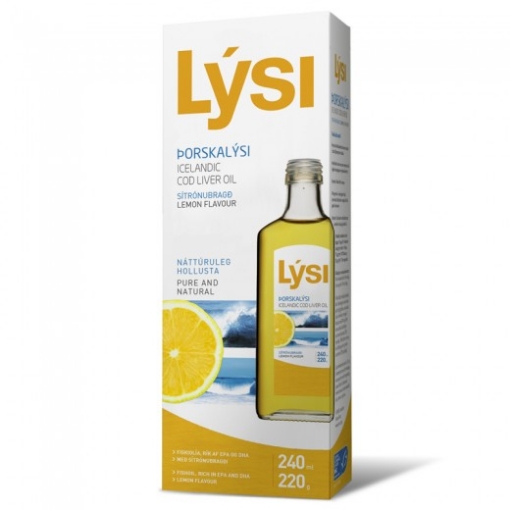 lysi omega 3 ulei peste aroma lamaie 240ml