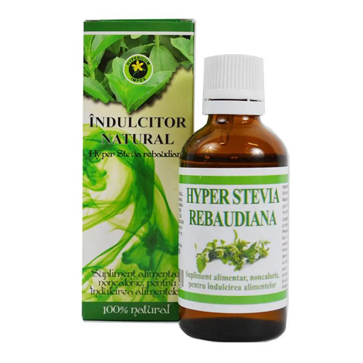 hypericum hyper stevia rebaudiana indulcitor lichid 50ml