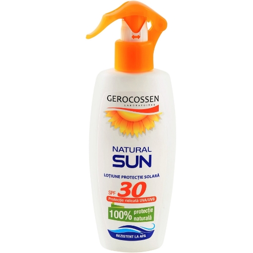 Poza cu Gerocossen Natural Sun Lotiune pentru protectie solara spray SPF30 - 200ml