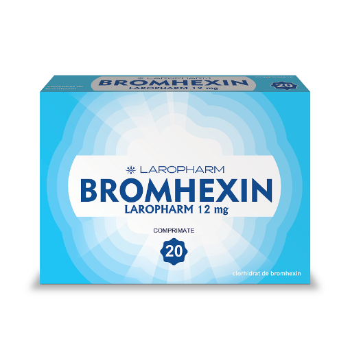 Poza cu Bromhexin 12mg - 20 comprimate Laropharm