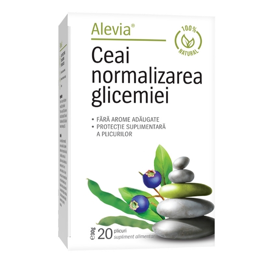 Alevia ceai pentru normalizarea glicemiei - 20 plicuri