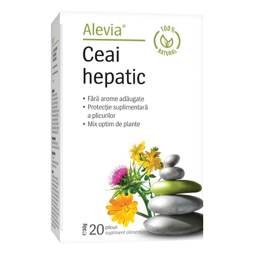 Alevia ceai hepatic - 20 plicuri