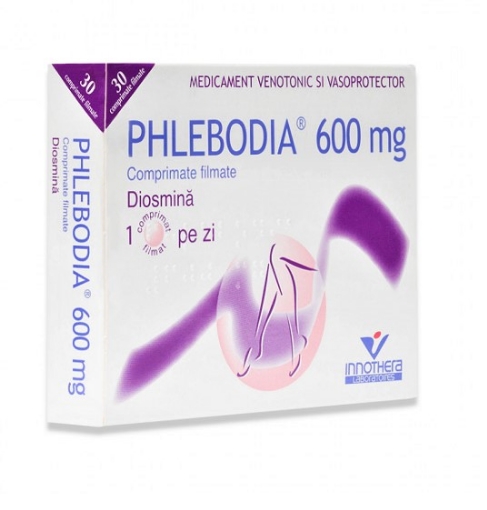 Phlebodia 600mg - 30 comprimate filmate