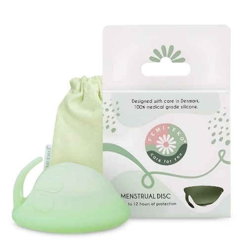 FemiEko Disc menstrual universal/verde - 1 bucata