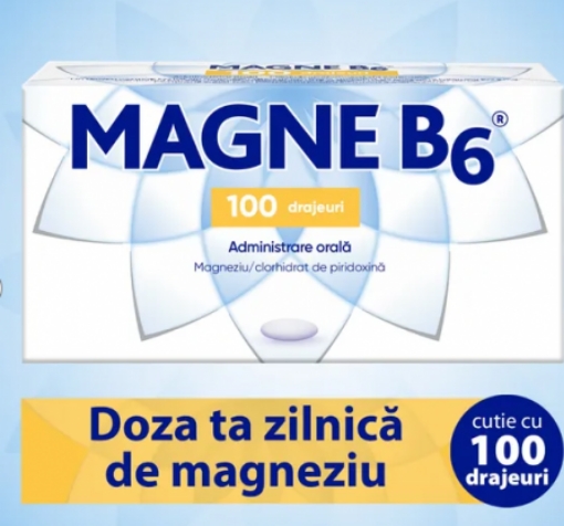 Magne B6 - 100 drajeuri Opella Healthcare