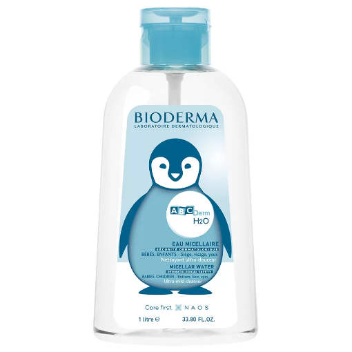 Bioderma ABCDerm H2O cu pompa inversa - 1000ml