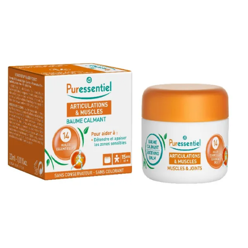 Puressentiel Muscle & Joints Unguent calmant cu 14 uleiuri esentiale - 30ml