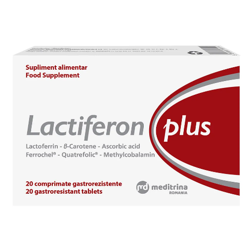 Lactiferon Plus - 20 comprimate gastrorezistente Solartium