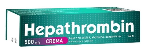 Hepathrombin crema 500UI/g - 40 grame